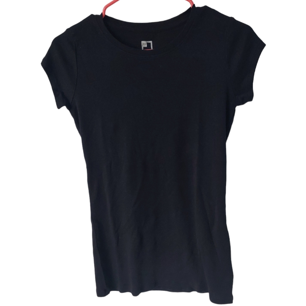 JCPENNEY 6 Plain Color Women's 100% Cotton Tee Bundle Size Smalls - Picture 11 of 13